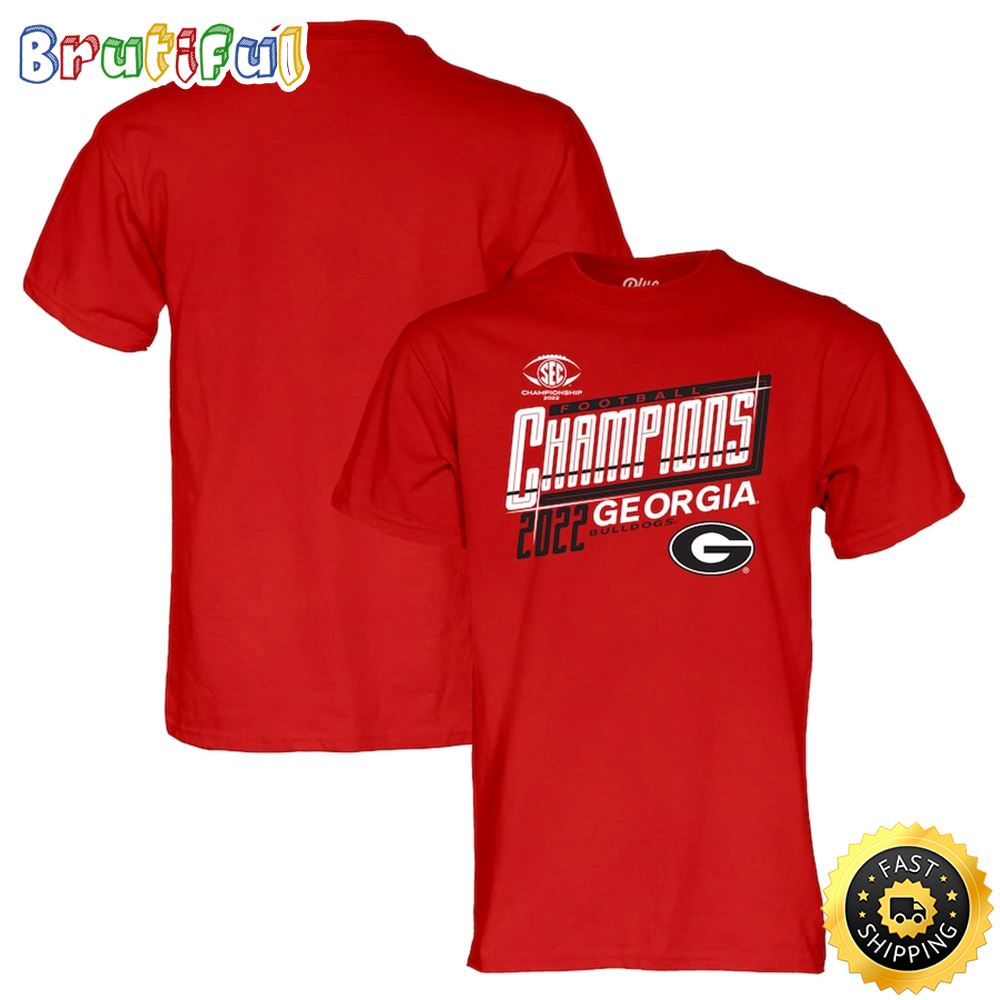 Georgia Bulldogs 2022 Sec Football Conference Champions Locker Room T Shirt