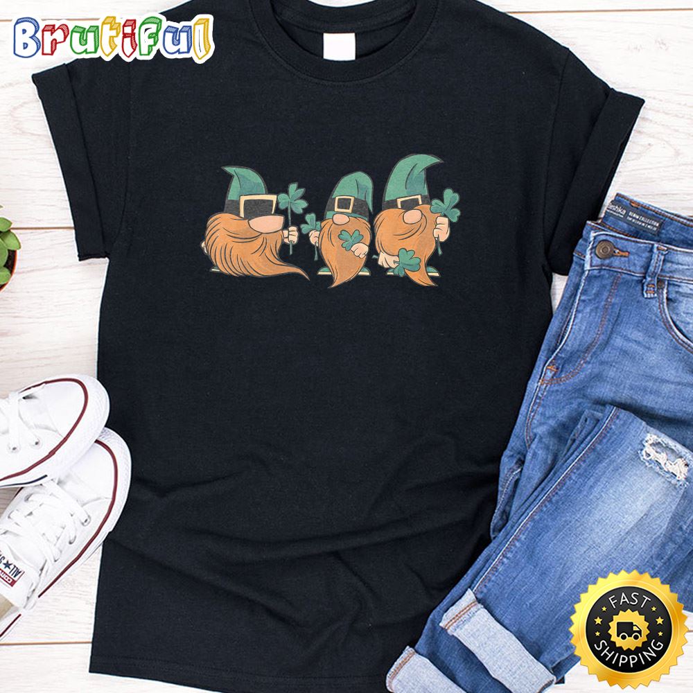 Gnome St Patrick Day Irish Green Saint Patrick Lucky Gift T Shirt