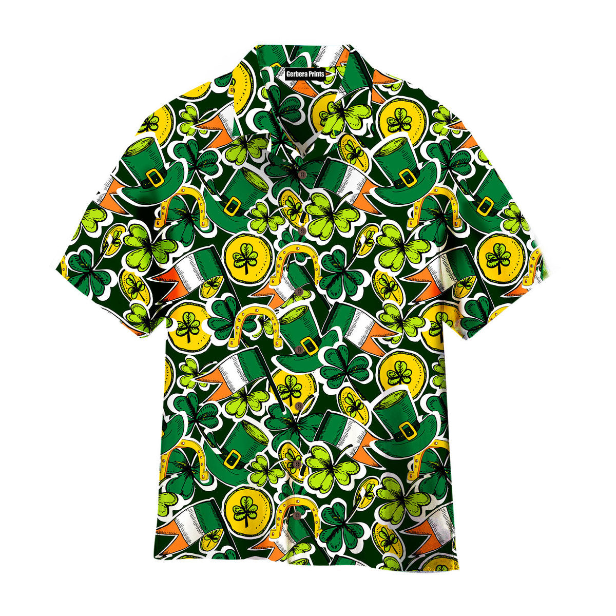 Irish Pride Happy St Patricks Day Pattern Patricksday Gifts Aloha Hawaiian Shirts 1