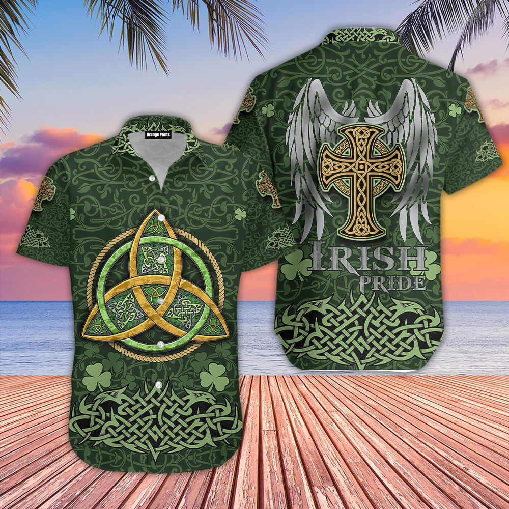 Irish Saint St Patrick Day Patricksday Gifts Aloha Hawaiian Shirts 1