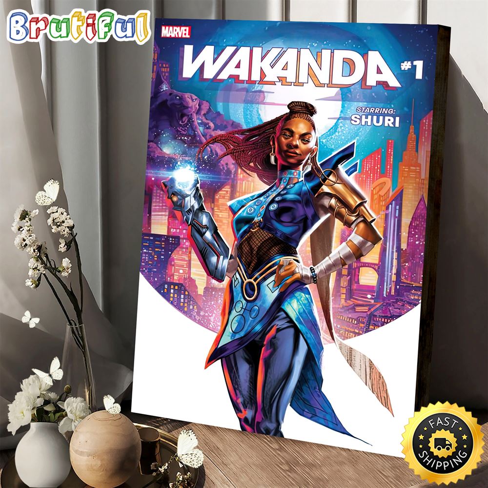 Marvel Wakanda Shuri Poster Canvas 1 1