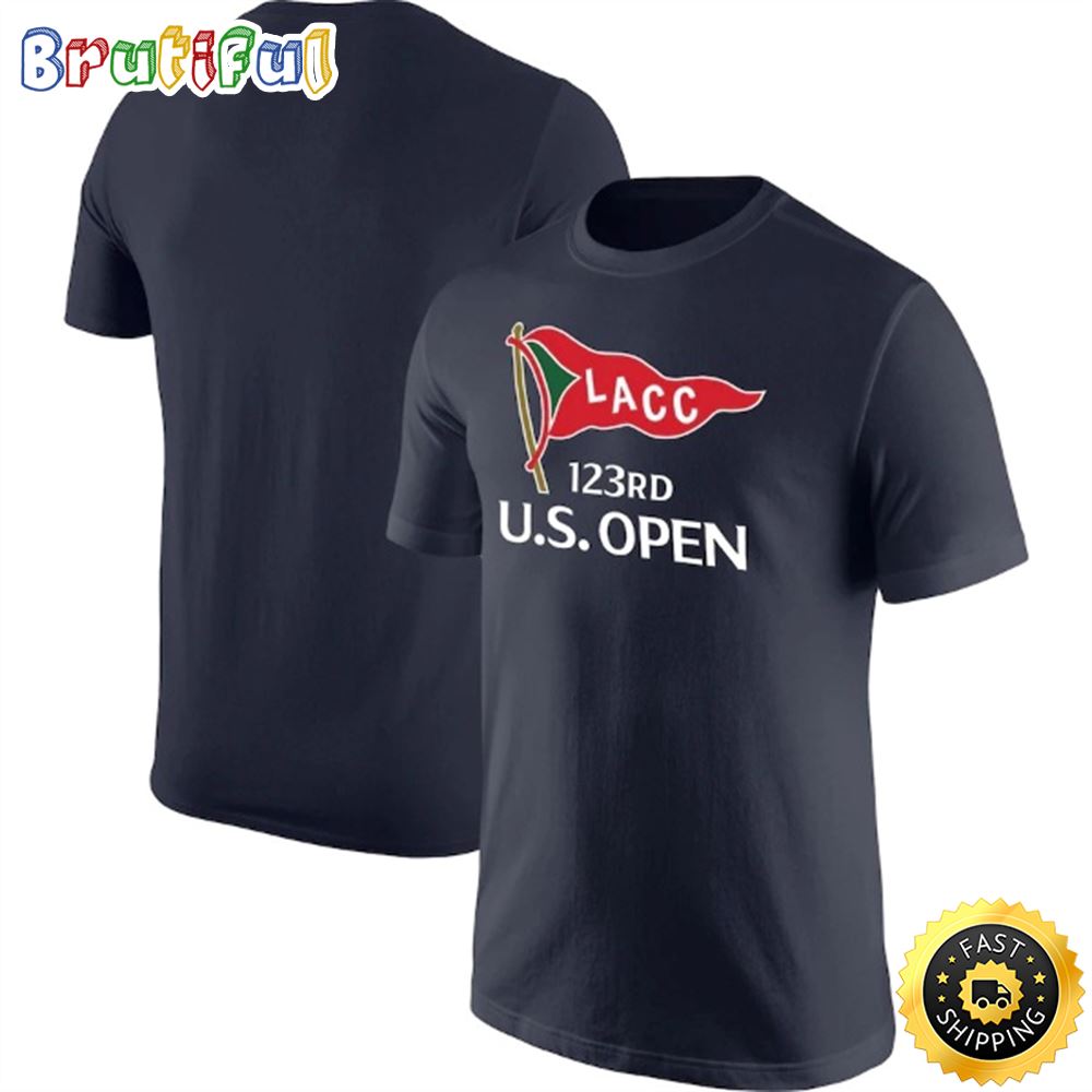 Men s 2023 U.S. Open Navy Core T shirt