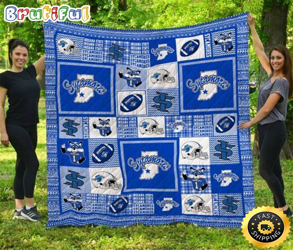 NFL Indiana State Sycamores Quilt Blanket