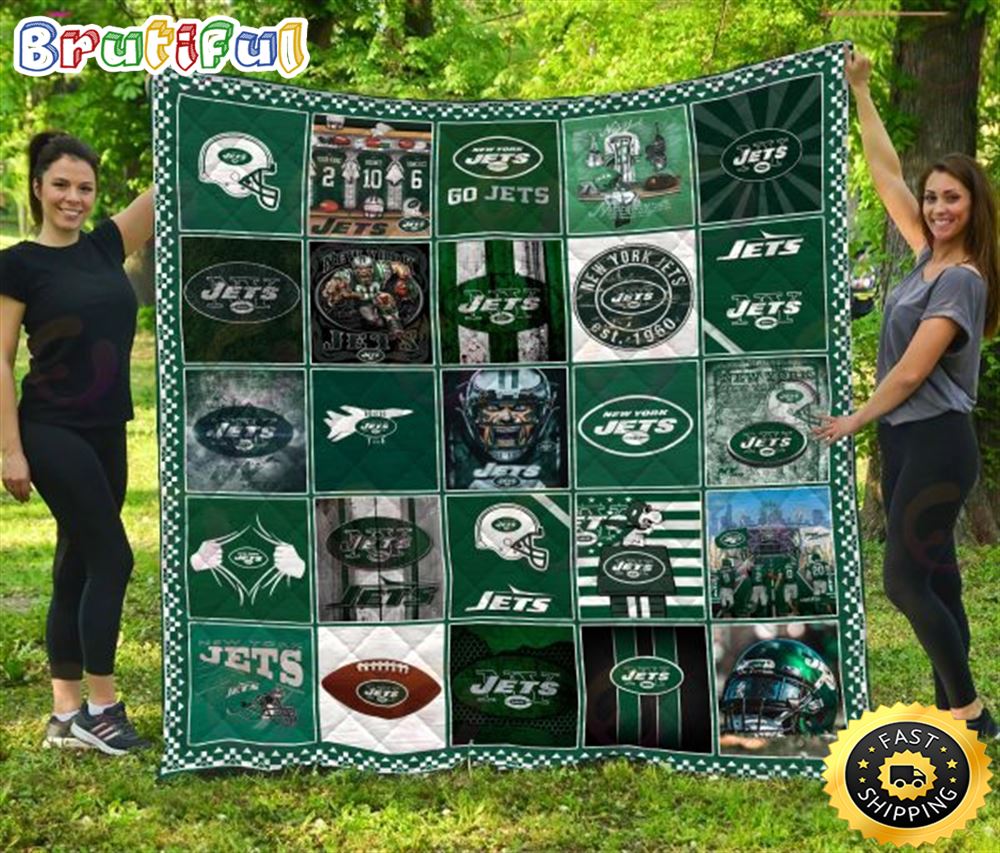 NFL New York NFL Football Sherpa Fleece Blanket