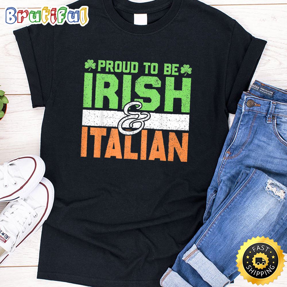 St. Patrick s Paddys Day Irish Italian Green Shamrock Gift T Shirt