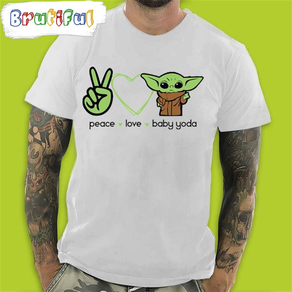 Star War Peae Love Baby Yoda Valentine s Day T Shirt