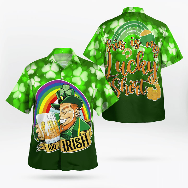 This Is My Lucky Happy Patricks Day Irish Patricksday Gifts Aloha Hawaiian Shirts 1