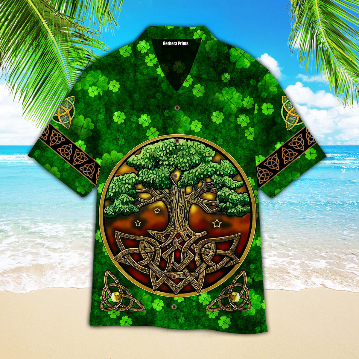 Tree Of Life Irish Saint Patrick s Day Patricksday Gifts Aloha Hawaiian Shirts 1