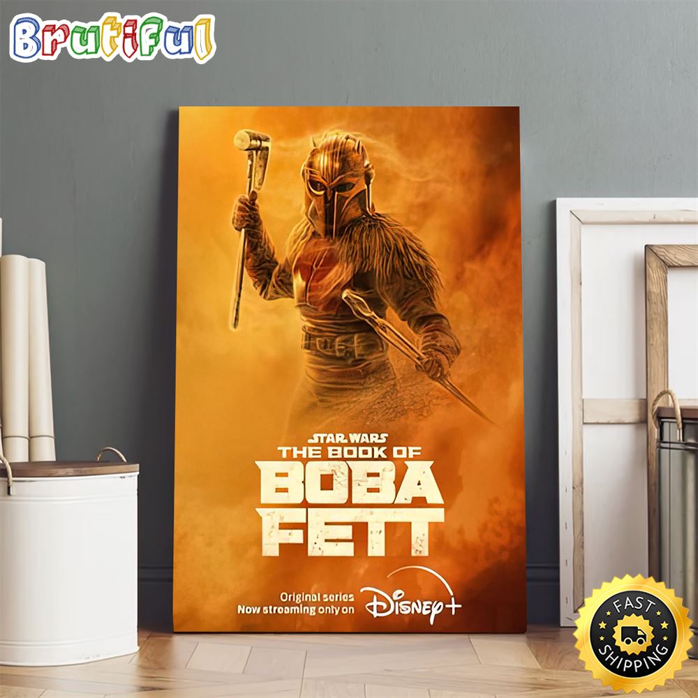Armor The Book Of Boba Fett Poster Canvas
