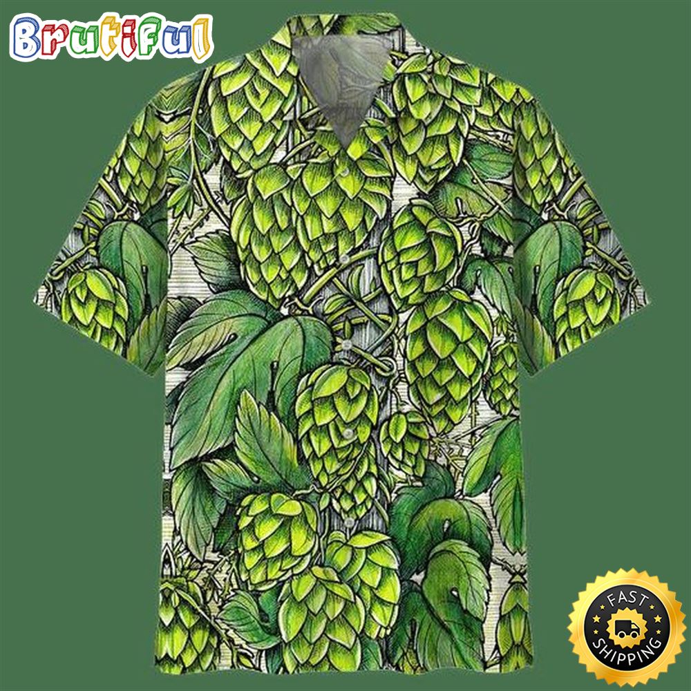 Beer Green Garden Galaxy Hawaiian Shirt zztdii