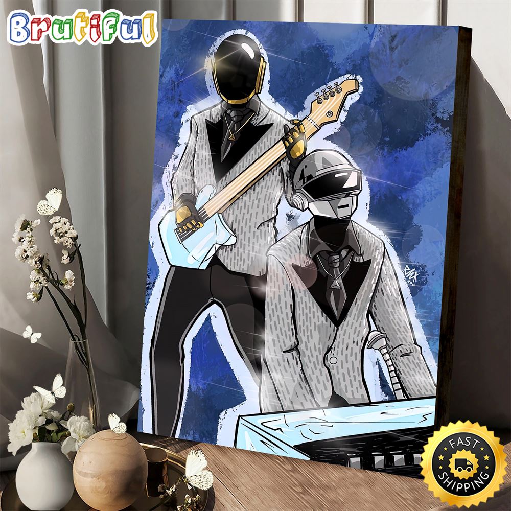 Daft Punk Lose Yourself To Dance 2020 Poster Canvas mjx5ss