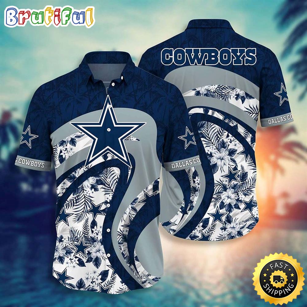 Dallas Cowboys NFL Graphic Floral Tropical Pattern This Summer For Fan Hawaiian Shirt u1m9l2