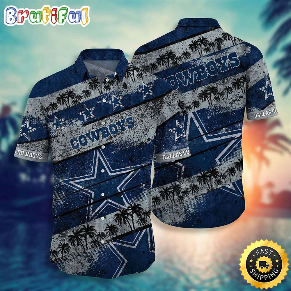 Dallas Cowboys NFL Graphic Tropical Pattern Short Sleeve New Hot Trend Summer For Best Fans Hawaiian Shirt gjp4qe