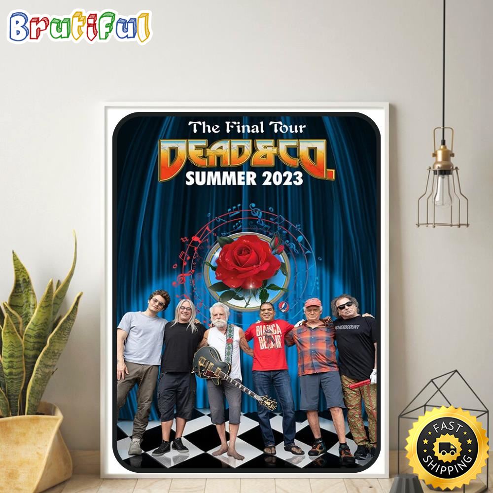 Dead Company Summer Tour 2023 The Final Tour 2023 Canvas Poster np9pel