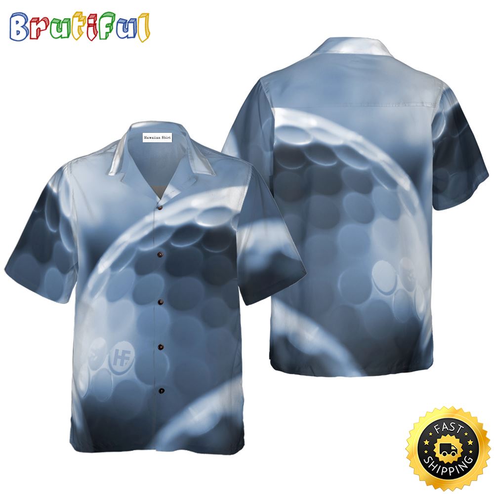 Detail Of White Golf Balls Close Up Hawaiian Golf Shirt For Sport Lovers In Summer xkp6j7