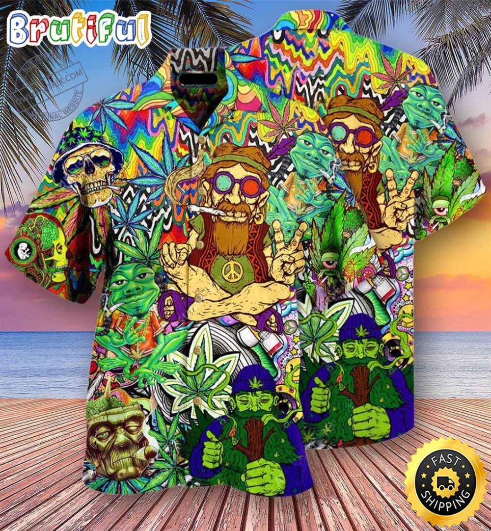 Feel Freedom From 3d Hippie Hawaiian Shirt Beachwear For Men Gifts For Young Adults 1 yyjxss