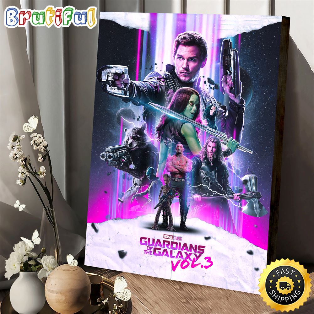 Guadians Of The Galaxy Vol 3 Poster Movie Poster Canvas