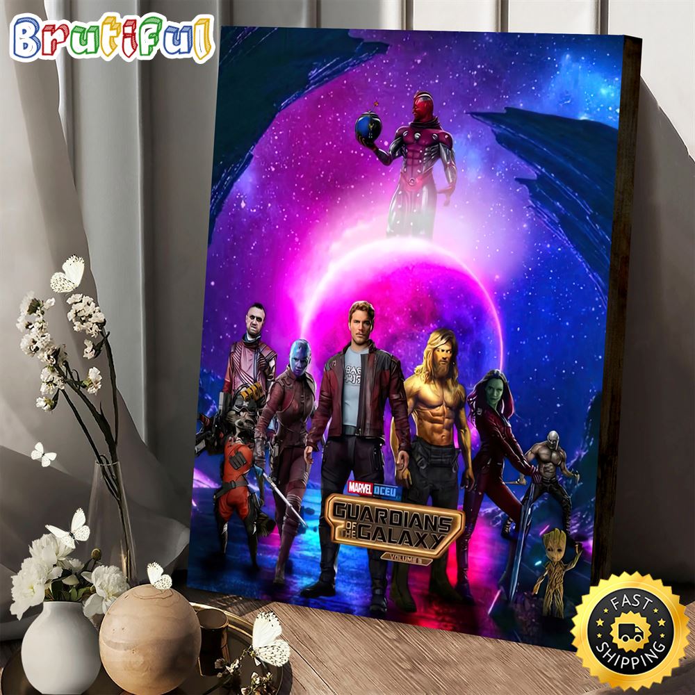 Guardians Of The Galax Vol 3 Poster Canvas