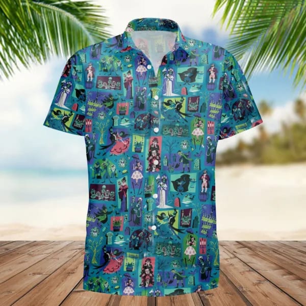 Haunted Mansion Disney Trip Gift Hawaiian Shirt vq3fp7
