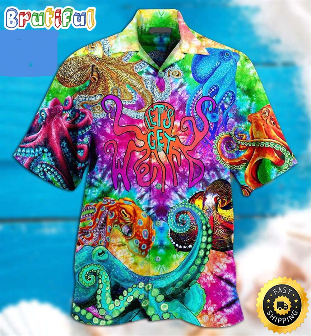Lets Get Octopus 3d Hippie Hawaiian Shirt Beachwear For Men Gifts For Young Adults 1 mvlirm