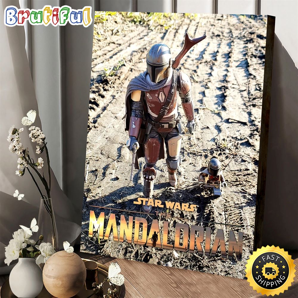 Mandalorian Season 3 Promo Poster Canvas