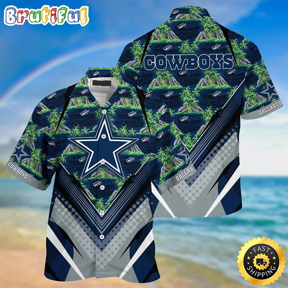 NFL Dallas Cowboys Team Beach Shirt For Sports Cowboys Fans Hawaiian Shirt ok5nzl