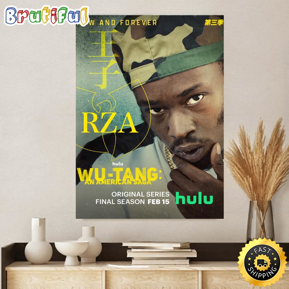 Rza Wu Tang An American Saga Gets Final Season Feb. 15 2023 Poster Canvas xbuqzr