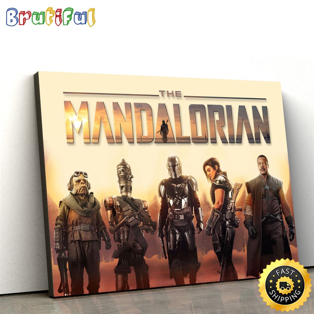 The Mandalorian Disney Seasons 2 Poster Canvas