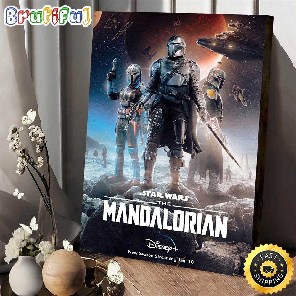 The Mandalorian Season 3 Fan art Poster Canvas