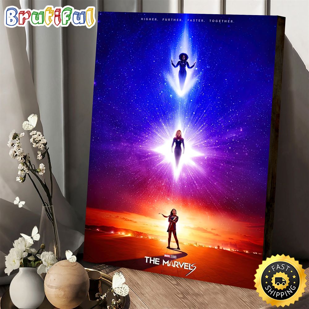 The Marvels Movie Poster Canvas