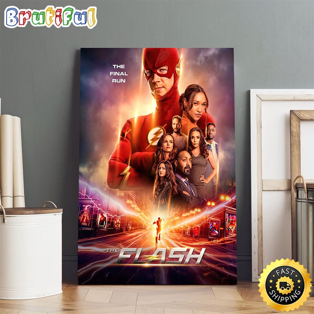 The Final Run The Flash Season 9 Poster Canvas vgoalq