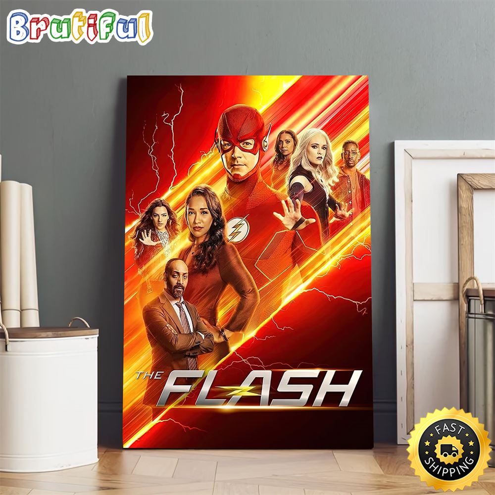 The Final Season Of The Flash Poster Canvas tv8mpa