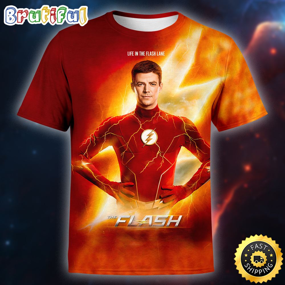 The Flash Season 9 Life In The Flash Lane 1 3d T Shirt All Over Print Shirts dto90z