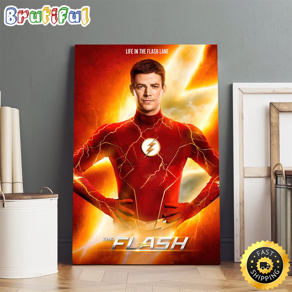 The Flash Season 9 Life In The Flash Lane Poster Canvas isbaxi