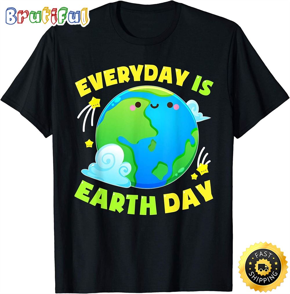 Cute Everyday Is Earth Day T shirt Love Animal Earth Gift T shirt twtpq1