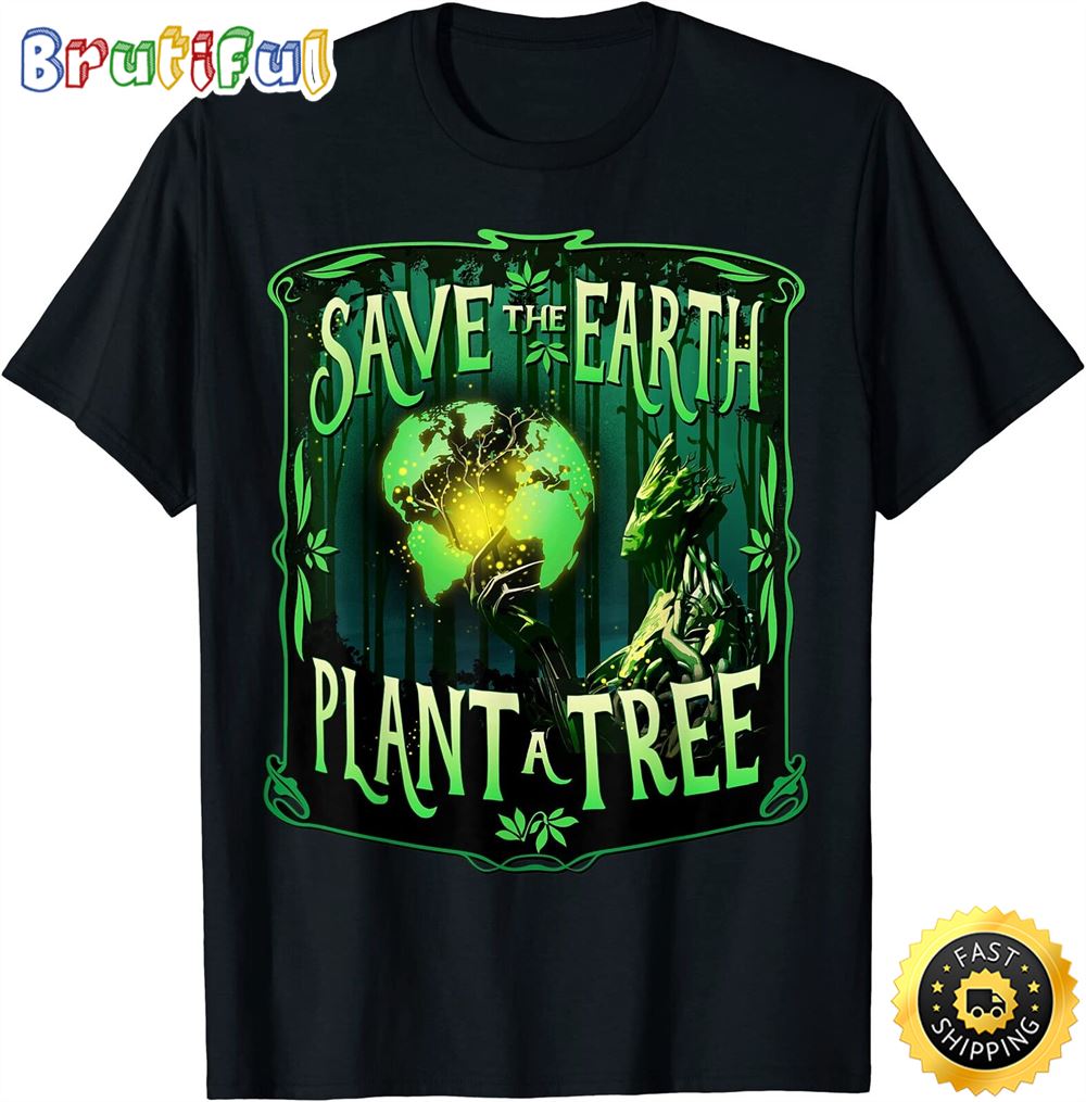 Earth Day Groot Save The Earth Plant A Tree T Shirt wu5pw9