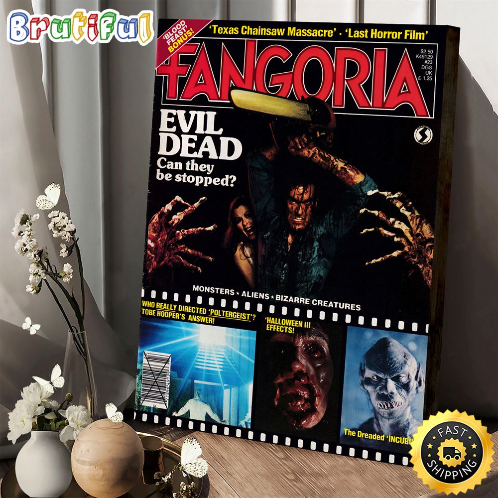 Evil Dead Can They Be Stopped Poster Canvas qdoufz