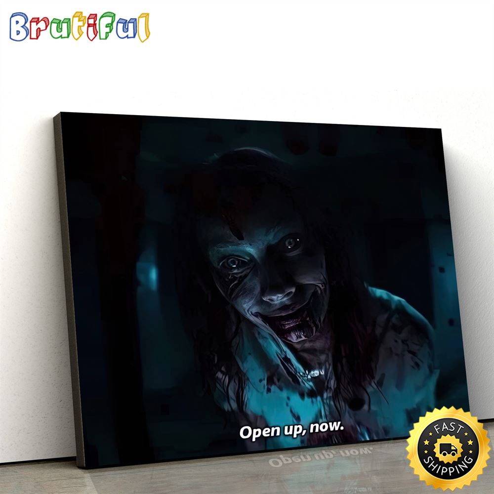 Evil Dead Rise Horrifying Open Up Poster Canvas xtp0ew