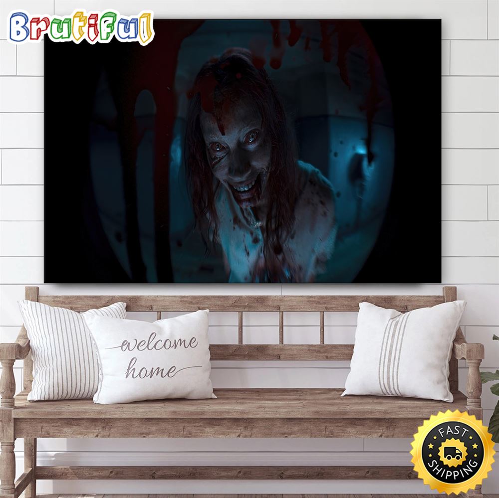 Evil Dead Rise Horrifying Poster Canvas r0fh61