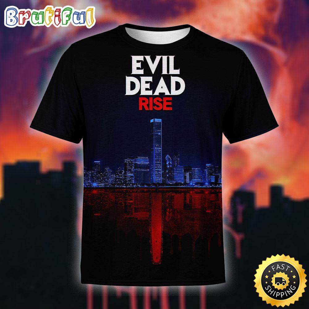 Evil Dead Rise The City 3d Shirt All Over Print aom6cw