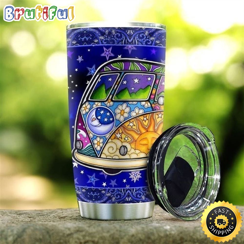 Hippie Van Hippie Stainless Steel Tumbler For Men And Women arwsx3