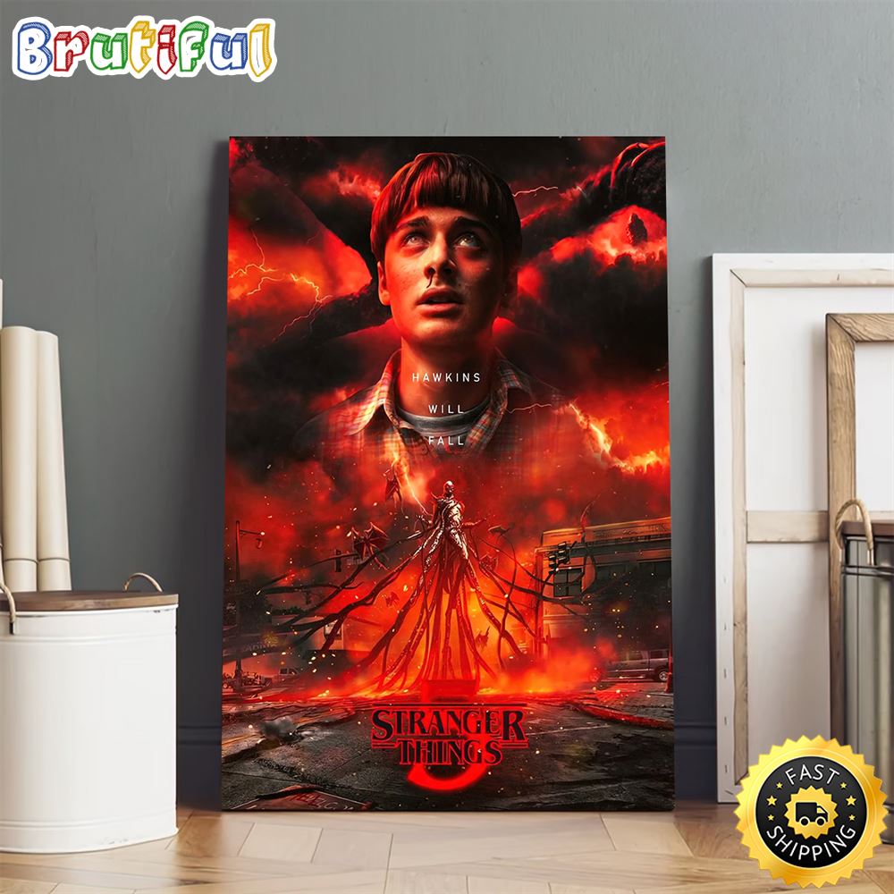 Stranger Things Season 5 Poster Official Canvas
