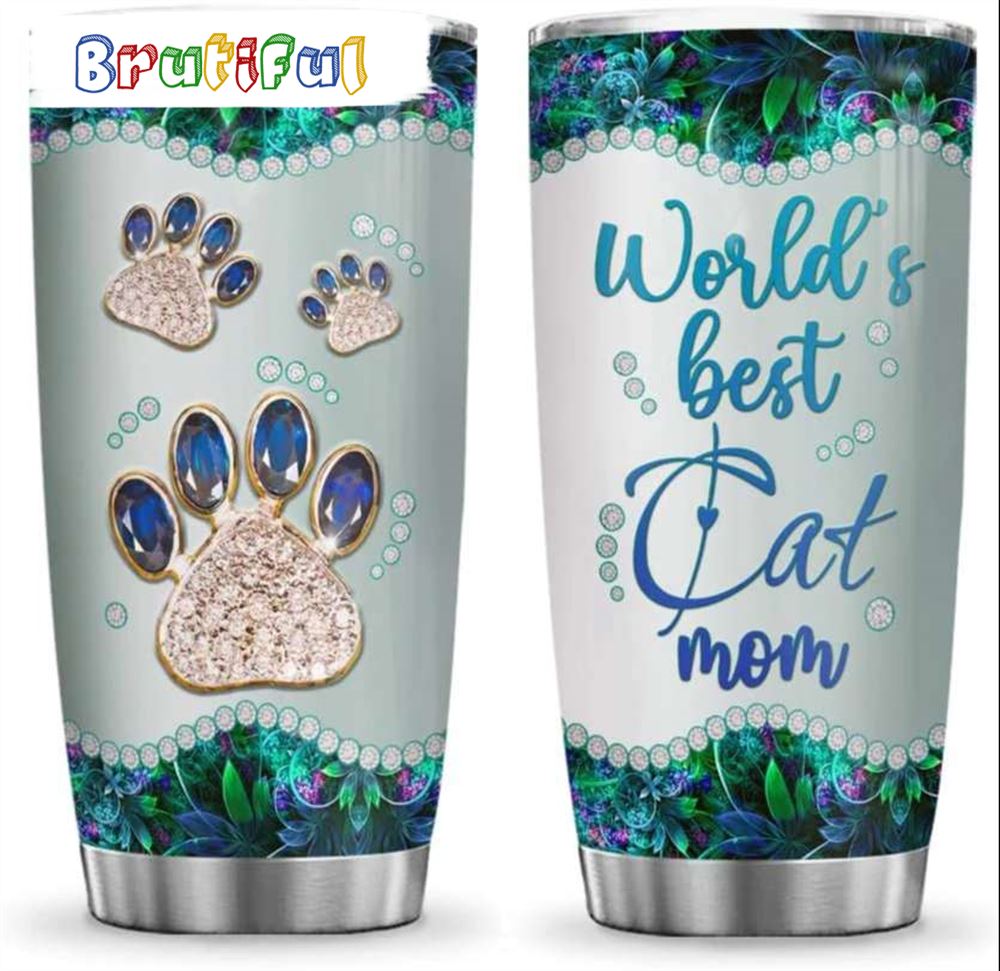 Wold s Best Cat Mom Happy Mothers Day Tumbler ryihye