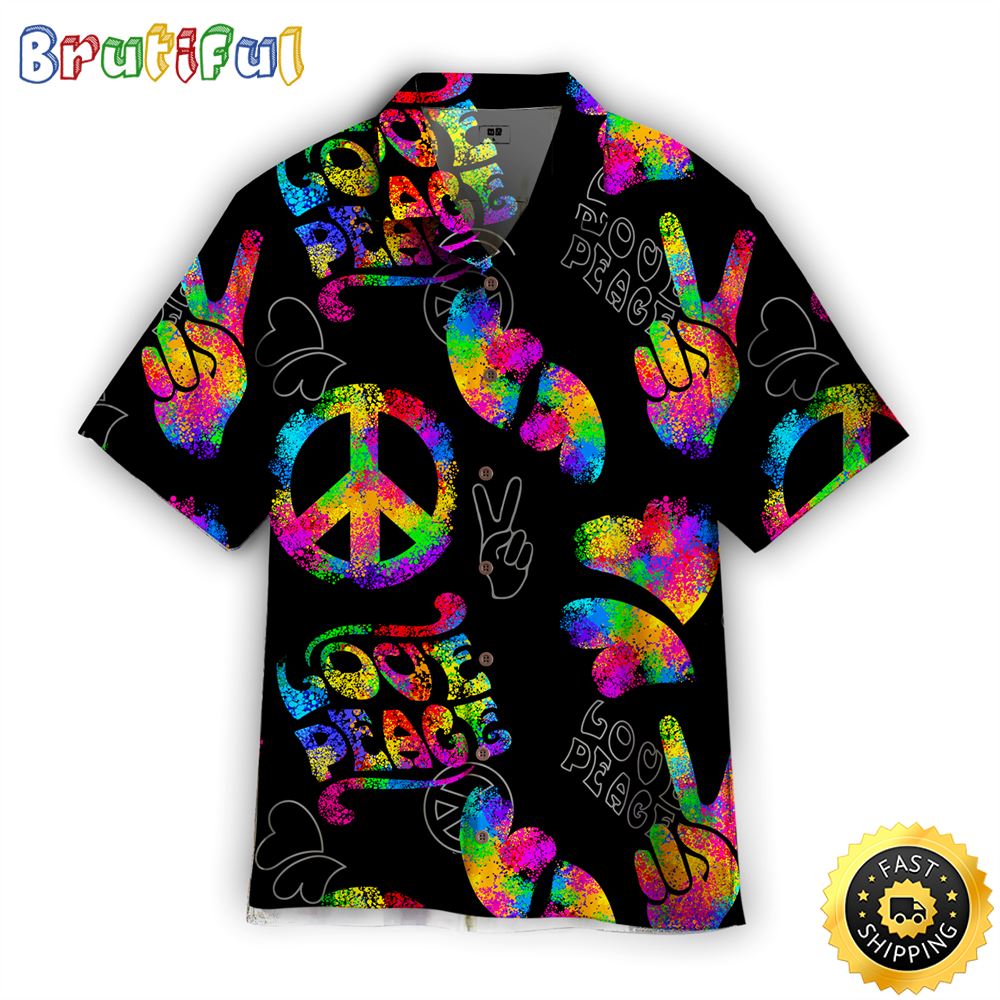 Aloha Hippie Summer Funny Hawaii Hawaiian Shirts ibo0fz