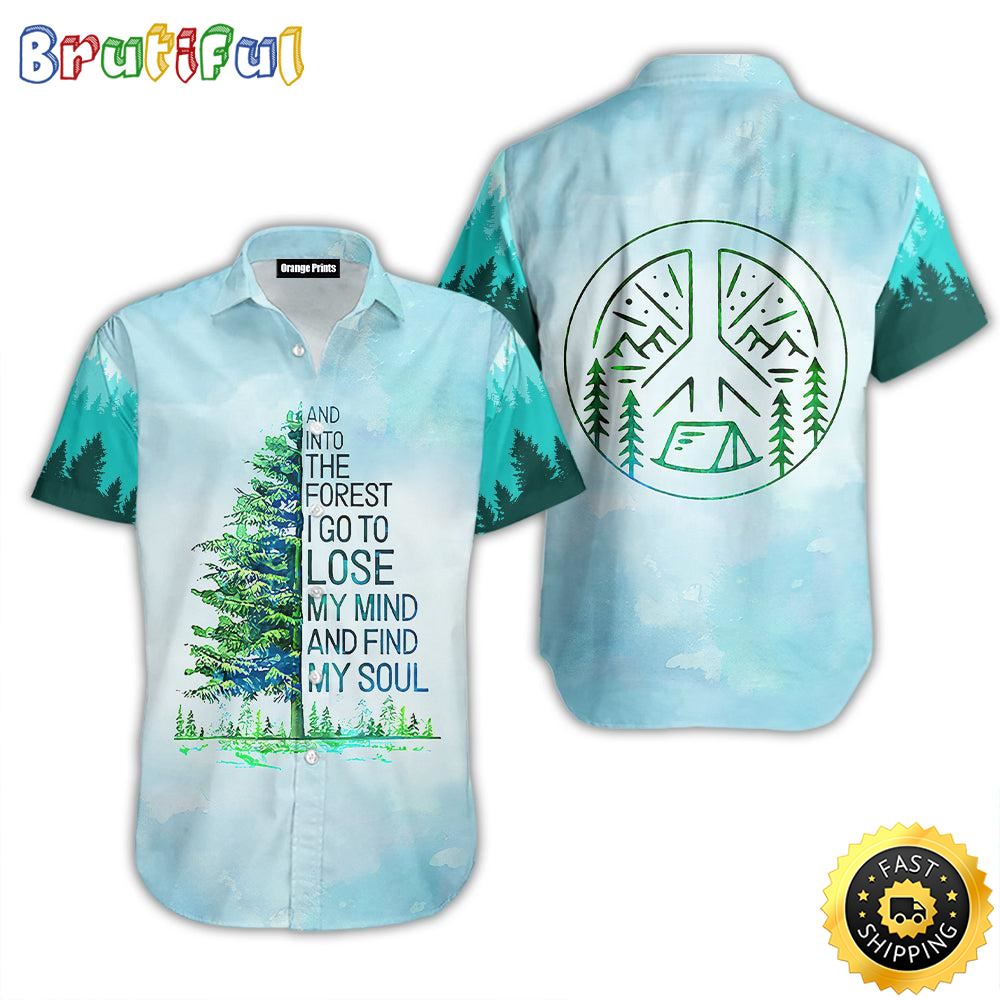 Hippie Summer Funny Aloha Tree Hawaiian Shirt pjrmu8