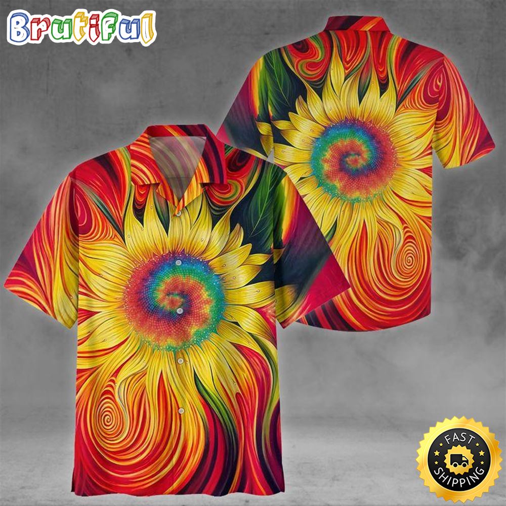 Hippie Summer Funny Beach Aloha Hawaiian Shirt For Men For Women arn1yy