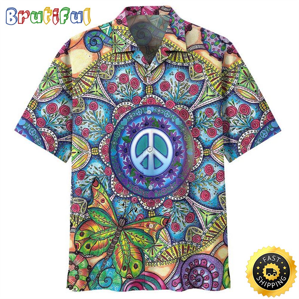 Hippie Summer Funny Beach Aloha Hawaiian Shirts For Men For Women cnxs9m