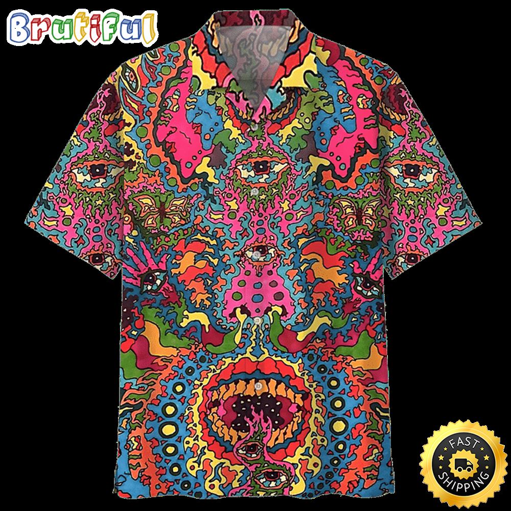 Hippie Summer Funny Stuff Aloha Hawaiian Shirts zru8m0