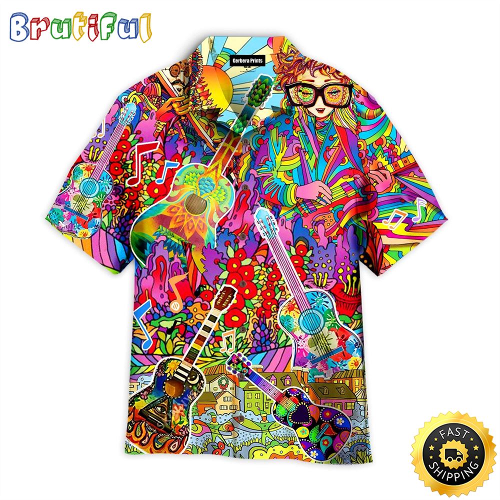 Hippie Summer Funnys Aloha Hawaiian Shirts haavms
