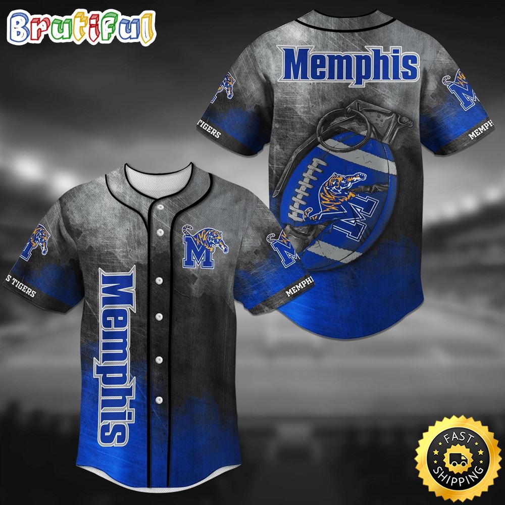 Memphis Tigers Grenade Classic NFL Baseball Jersey Shirt buyfkv